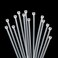 XINGO 1000 PCS 4 inch White Zip Ties 18lb Strength Small Tie Wraps SelfLocking Nylon Zip Ties for Indoor and Outdoor Use