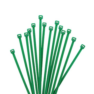 XINGO 1000 PCS 6 inch Cable Zip Ties 18lb Strength Small Tie Wraps SelfLocking Nylon Zip Ties for Indoor and Outdoor Use Green