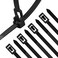 XINGO 100PCS 16 inch Black Releasable Cable Zip Ties Adjustable Wire Cable Ties Reusable Zip Ties Tie Straps For MultiPurpose Use Indoor And Outdoor Plastic Tie Wire