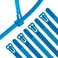 XINGO 100PCS 8 inch Blue Releasable Cable Zip Ties Adjustable Wire Cable Ties Reusable Zip Ties Tie Straps For MultiPurpose Use Indoor And Outdoor Plastic Tie Wire