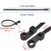YuGtcen Zip Ties with Screw Hole 150 Pcs 6 inch 48lbs Electrical Cable Ties Straps Mount Head Plastic Ties Multipurpose Heavy Duty Nylon Zip Tie for Indoor Outdoor Black