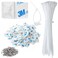 Aisto Zip Tie Mount 34 Black Small Wire Tie Adhesive Mounting 100 Pcs for Wire Clips Cable Management Cable Tie Anchors for Home Office Wiring Durable Prograde UV Wire Holder Organizer for Tidy Cablin