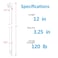 Karoka Zip Ties Heavy Duty 12 inch with 120 Pounds Tensile Strength Black Heavy Duty Cable ties 500 Piecesby