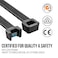 ON THE Zip Ties WAY 500 Packs Djustable Durable Self Locking 4681012Inch Width 016inch Assorted Size Wire Ties Ultra Strong Durable Nylon Cable Ties for Indoor and Outdoor
