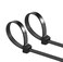 ZQDL 16 Inch Black Large Zip Ties Heavy Duty 60 PCS 200 LBS Ultra Strong Plastic Wire Ties Large Cable Ties Extra Long Tie Wraps Indoor and Outdoor UV Resistant