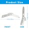 ALLICAVER Wyze Cam Pan V3 Mount Wyze Cam Pan 270 Degrees OutsideInside Corner Wall Mount Bracket Suitable for Wyze Pan CamV2 V3 Effectively Reduce Camera Blind Spots Wyze Camera is NOT Included