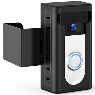 KIMILAR 2024 Upgrade AntiTheft Video Doorbell Mount Not Block Doorbell Motion Sensor Adjustable NoDrill Mounting Bracket Wedge Holder Accessories for Home Rentals Office Not for Security Door