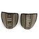 SHTCUS 2 Pairs Safety Glasses Side Shields Flexible AntiSlip On Side Shields Fits Small to Medium Eyeglasses Gray
