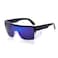 BEASVFE Polarized Safety Sunglasses for Men ANSI Z87 Safety Glasses with UV400 Protection Impact and Scratch Resistant Work Sunglasses with Removable Side Shields Clear Blue Mirror