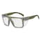 BEASVFE Z87 Photochromic Safety Glasses Transition Safety Glasses With Lightweight Frame Removeable Side Shields Anti Bluelight UV400 Green