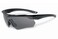 ESS Gray Safety Glasses ScratchResistant Wraparound Black One Size