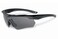 ESS Gray Safety Glasses ScratchResistant Wraparound Black One Size