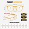 KeeiZoes Safety Glasses Anti Fog Goggles For Women Nurses Protective Eyewear Blue Light UV Blocking Eye Protection Glasses