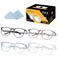 KeeiZoes Safety Glasses Anti Fog Goggles For Women Nurses Protective Eyewear Blue Light UV Blocking Eye Protection Glasses