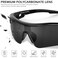 OXG 6 Pack Grey Safety Glasses for Men Women ANSI Z871 Work Glasses Anti Scratch Protective Eyewear with UV400 Protection