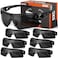 OXG 6 Pack Grey Safety Glasses for Men Women ANSI Z871 Work Glasses Anti Scratch Protective Eyewear with UV400 Protection