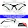 proSPORT Bifocal Safety Glasses Reader Z87 200 WrapAround Work Motorcycle Shooting Nigt Indoor Outdoor