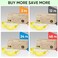 TICONN 3 Clear Safety Glasses for Men and Women Safety Goggles with Scratch Impact Resistant Meets ANSI Z871 Standard Yellow 3 Pack