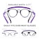 UKNOW Safety Goggles Over Glasses Anti Fog Safety Glasses with Clear Wraparound Lens ANSI Z871 Protective Eyewear