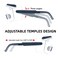UKNOW Safety Goggles Over Glasses Safety Glasses Anti Fog Wraparound Eye Protection Protective Eyewear ANSI Z871