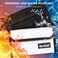 Airfish Fireproof Money Wallet 5 x 8 inches Waterproof Cash Wallet with Zipper Small Fireproof Cash Wallet for Valuables