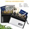 Airfish Fireproof Money Wallet 5 x 8 inches Waterproof Cash Wallet with Zipper Small Fireproof Cash Wallet for Valuables