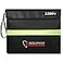 ROLOWAY Fireproof Document Bag 14 x 11 inch with 5200 Upgraded Aluminum Foil Layer Fireproof Bag for Documents with Reflective Strip and Zipper Black