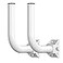 UeeVii Universal Wireless Bridge Bracket Mount Pole and WallMounted Mount for Outdoor Point to Point AP Access Point Client Bridge CPE2Pack