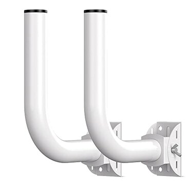 UeeVii Universal Wireless Bridge Bracket Mount Pole and WallMounted Mount for Outdoor Point to Point AP Access Point Client Bridge CPE2Pack