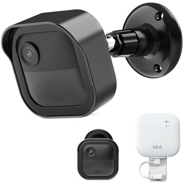 Pefecon Blink Outdoor 4th Gen Camera Mount 1 Pack Weatherproof Protective Cover and 360 Degrees Adjustable Mounting with Sync Module Mount for Blink Module