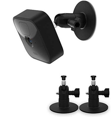HOLACA Screwless Wall Mount Brackrt for Blink Outdoor 2k43XT2XTMini 2kMini 2Mini Camera Easy to Install No Tools Needed No Drilling Strong 3M Adhesive Mount kitBlack2 Pack