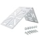 V-Fiabilidad VFiabilidad LShape Dome Camera BracketUniversal Wall Ceiling Mount Bracket Adapter Mount Extension Support for Security CCTV Hikvision Dome Camera CCTV Security
