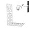 compcctv LShape Dome Camera BracketUniversal Wall Ceiling Mount Bracket for Security CCTV Hikvision Dome Camera CCTV Security Ball Machine Dome PTZ Camera Mount Bracket
