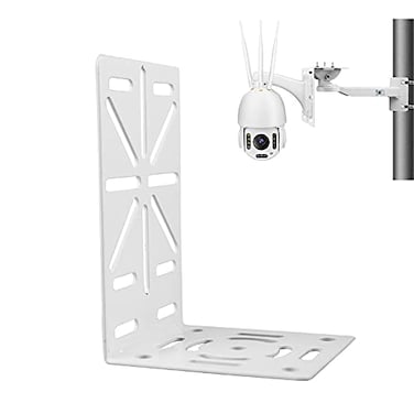 compcctv LShape Dome Camera BracketUniversal Wall Ceiling Mount Bracket for Security CCTV Hikvision Dome Camera CCTV Security Ball Machine Dome PTZ Camera Mount Bracket