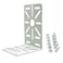 OwlCat LShape Dome Camera BracketUniversal Wall Ceiling Mount Bracket for Security CCTV Hikvision Dome Camera CCTV Security White 3026 0