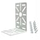 OwlCat LShape Dome Camera BracketUniversal Wall Ceiling Mount Bracket for Security CCTV Hikvision Dome Camera CCTV Security White 3026 0