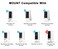 BFYTN 2 Pack Wall Mount Compatible with Ring Stick Up Cam WiredBattery and Indoor Cam HD 1st Gen Security Camera360 Degree Adjustable Mounting Bracket