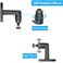 BFYTN 2 Pack Wall Mount Compatible with Ring Stick Up Cam WiredBattery and Indoor Cam HD 1st Gen Security Camera360 Degree Adjustable Mounting Bracket