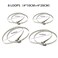 Ahn'Qiraj AhnQiraj 2Pcs Universal Vertical Pole Mount Bracket Mount Camera Adapter for CCTV Security Camera Ptz Dome Vertical Pole Wall Mounting Bracket with 8 Loops
