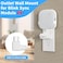 Gresur AllNew Outlet Wall Mount for Blink Sync Module XR Sync Module XR Mount Holder for Blink Outdoor Indoor Camera No Messy WiresNo Screws Saving Space Camera Mount with Short Cable 1Pack
