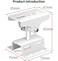 BeElion CCTV Security Camera Pole Mount Brackets with 100mm Loops 360 Rotation Adjustable Indoor Outdoor Monitor Camera Pole Mount with 2 Loops for Dome CameraIP CameraCCTV Camera