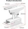 BeElion CCTV Security Camera Pole Mount Brackets with 100mm Loops 360 Rotation Adjustable Indoor Outdoor Monitor Camera Pole Mount with 2 Loops for Dome CameraIP CameraCCTV Camera