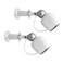 Haoyou Metal 2 Pack 360 Degree Adjustable Security Wall Mount Equipped with Security RopeCompatible with Magnetic Arlo proArlo pro 2 and SimpliSafe Outdoor Security Camera