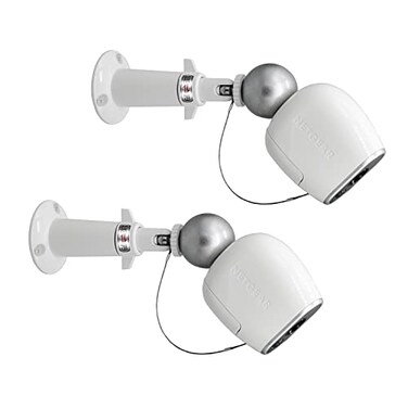 Haoyou Metal 2 Pack 360 Degree Adjustable Security Wall Mount Equipped with Security RopeCompatible with Magnetic Arlo proArlo pro 2 and SimpliSafe Outdoor Security Camera