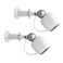 Haoyou Metal 2 Pack 360 Degree Adjustable Security Wall Mount Equipped with Security RopeCompatible with Magnetic Arlo proArlo pro 2 and SimpliSafe Outdoor Security Camera