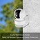 TIUIHU Acrylic wall Mount BracketHolder Compatible with Kasa Indoor PanTilt Smart Security Camera and TPLink Tapo C210C200