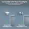 WYZE Wyze Floodlight Cam Plugin Mount for Wyze Floodlight Cameras v1v2Pro Electrical Box with 20ft WeatherResistant Outdoor Power Cable Easy Installation White