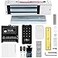 NCLTHS Door Access Control System Kit Set with 1200lbs Electric Magnetic Lock RFID Keypad RemotesDC12V5A Power Supply Push to Exit Button RFID EM ID Card C601200LBS Access Control System Kits