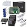 MENGQI-CONTROL MENGQICONTROL RFID Keypad Access Control System Card or PIN Code Open 4 Doors Strike Lock Smart TCPIP Control Board Keypad Door Access 110240V Power Supply Box