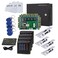 MENGQI-CONTROL MENGQICONTROL RFID Keypad Access Control System Card or PIN Code Open 4 Doors Strike Lock Smart TCPIP Control Board Keypad Door Access 110240V Power Supply Box